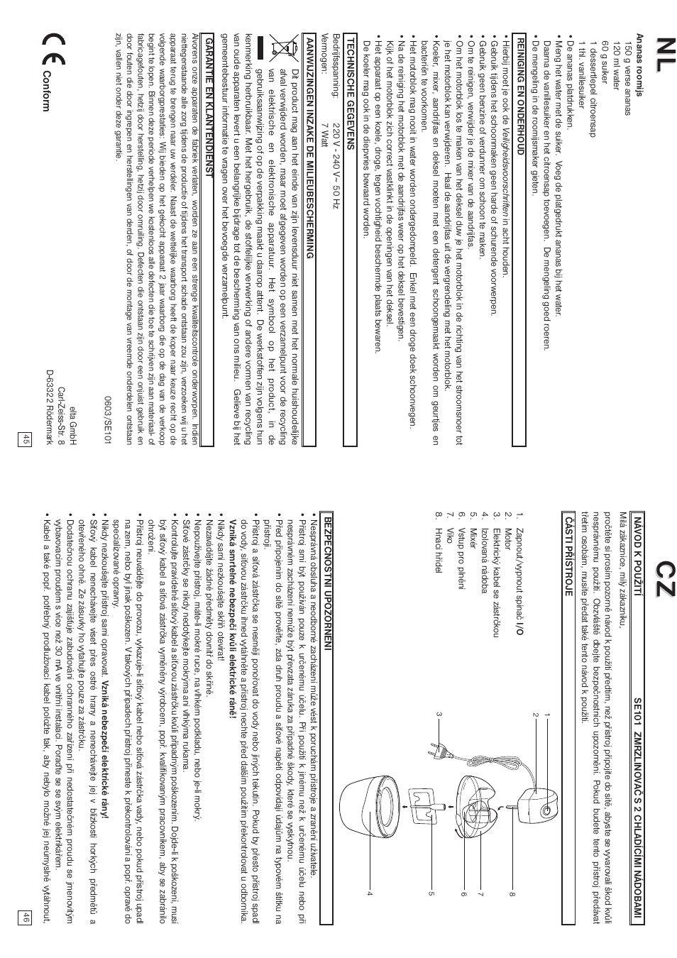 Elta SE101 User Manual | Page 24 / 29
