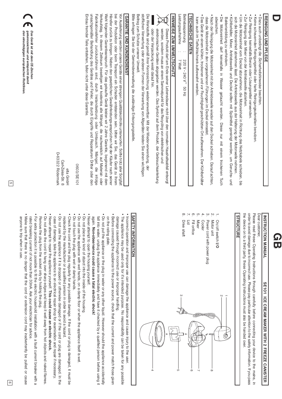 Elta SE101 User Manual | Page 4 / 29