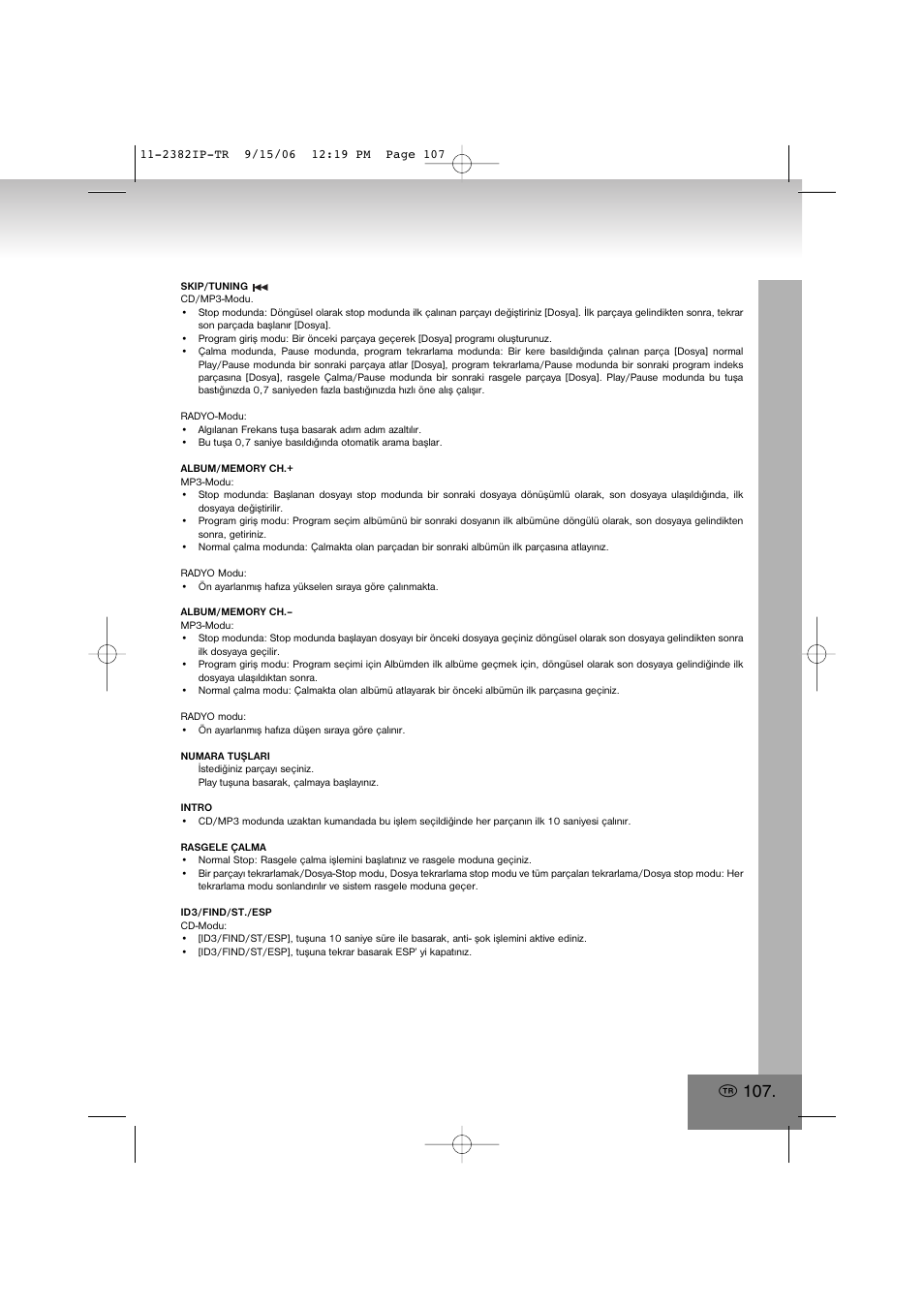 Elta 2382IP User Manual | Page 107 / 112