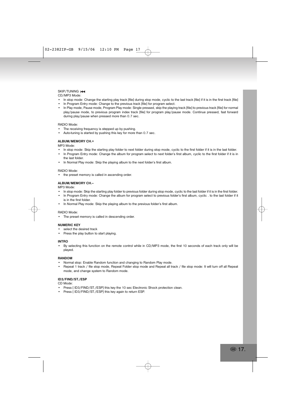 Elta 2382IP User Manual | Page 17 / 112