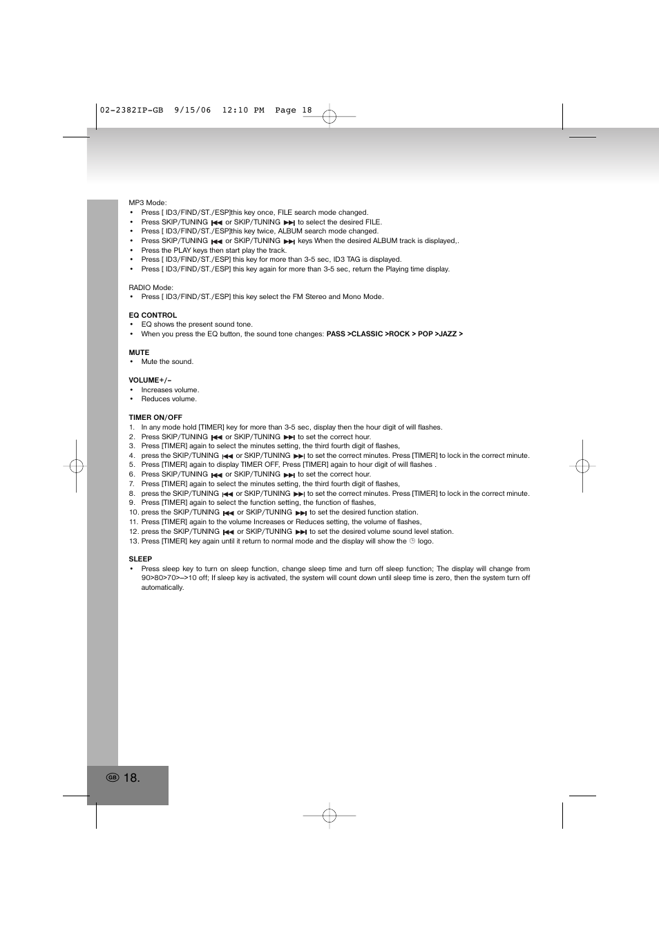 Elta 2382IP User Manual | Page 18 / 112