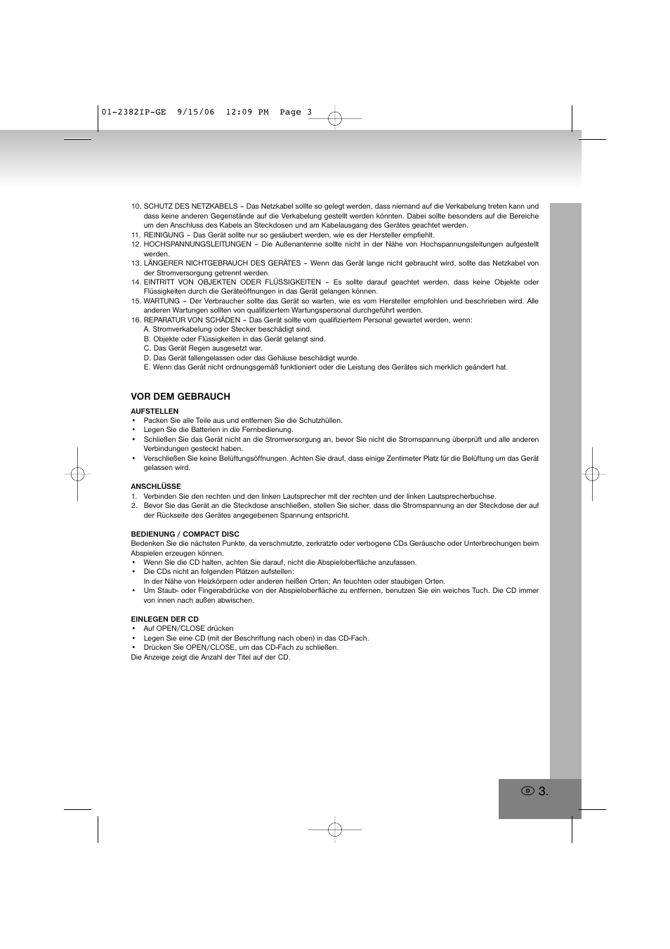 Elta 2382IP User Manual | Page 3 / 112