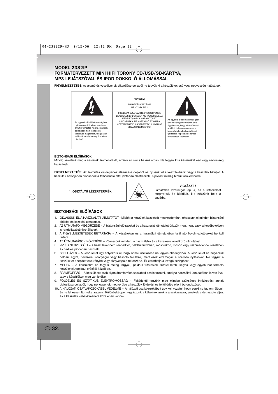 2382ip-ge.pdf | Elta 2382IP User Manual | Page 32 / 112