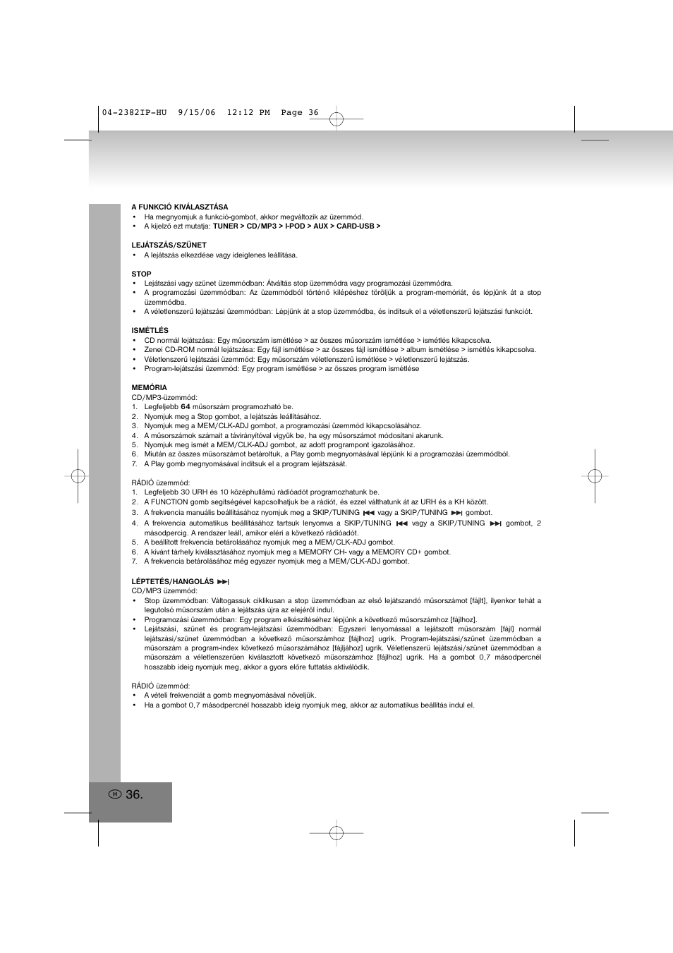 Elta 2382IP User Manual | Page 36 / 112