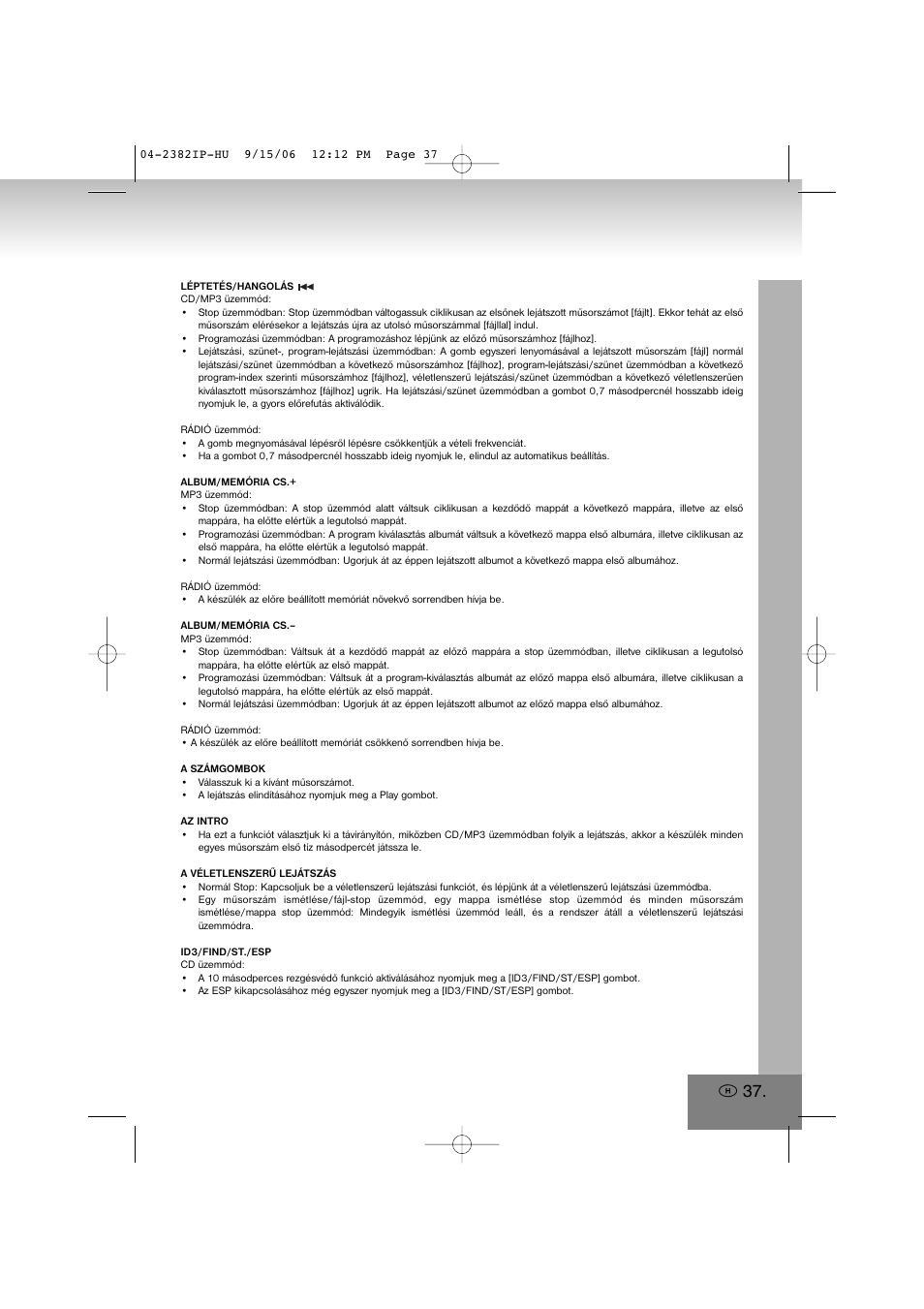 Elta 2382IP User Manual | Page 37 / 112