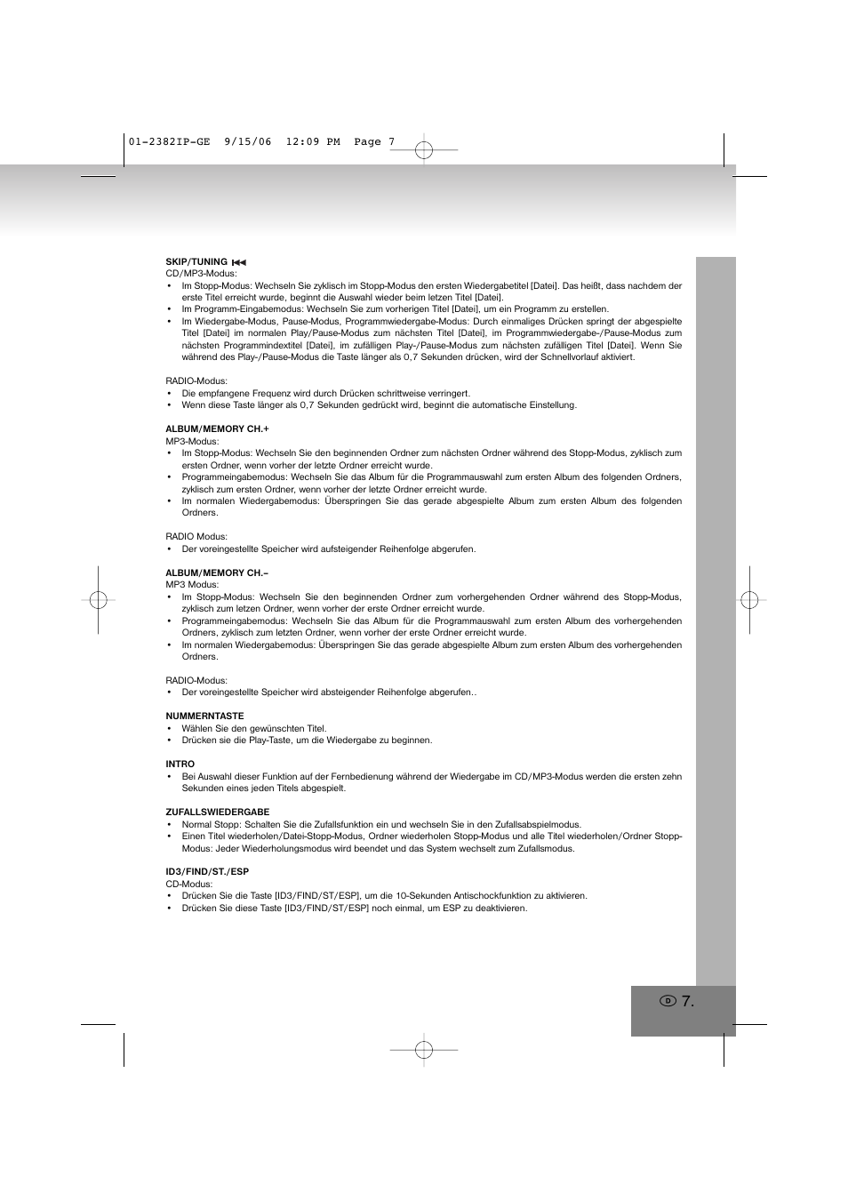 Elta 2382IP User Manual | Page 7 / 112