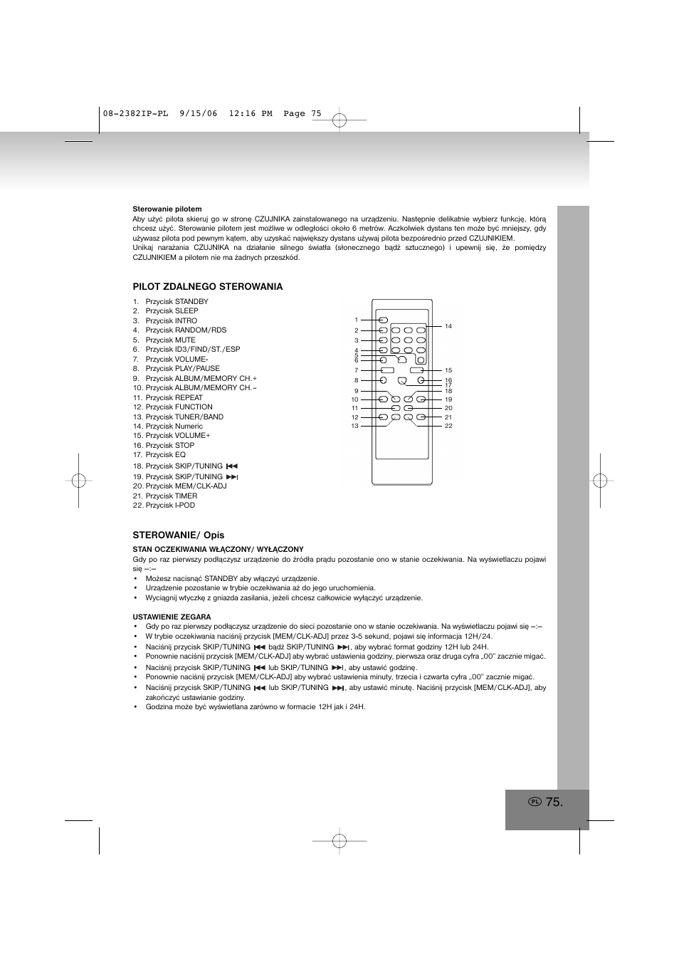 Elta 2382IP User Manual | Page 75 / 112