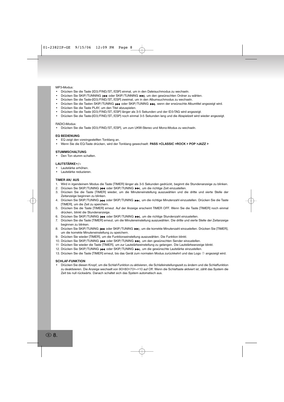 Elta 2382IP User Manual | Page 8 / 112