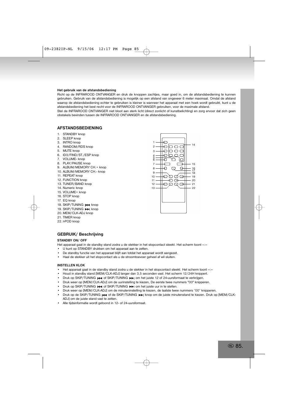 Elta 2382IP User Manual | Page 85 / 112