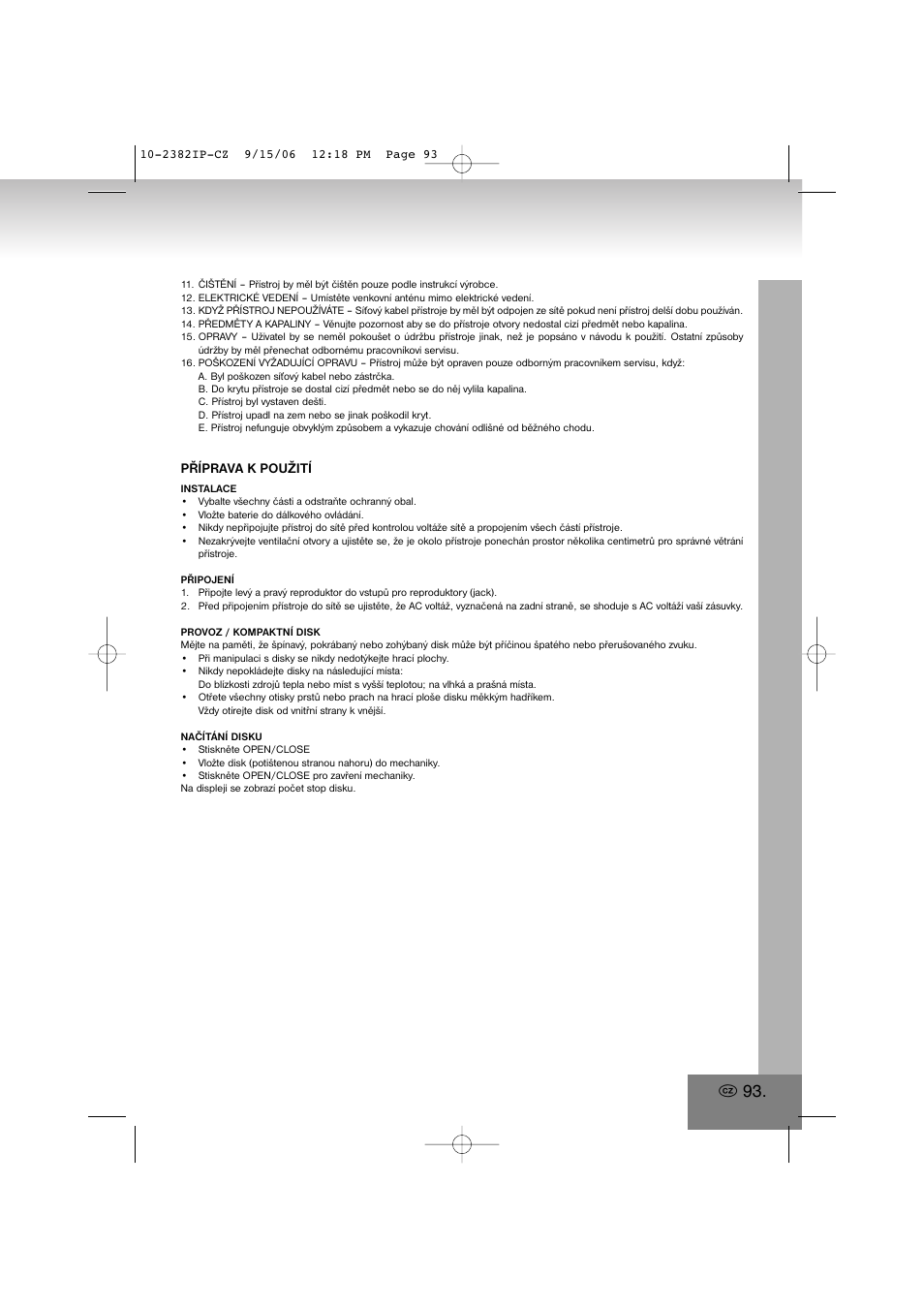 Elta 2382IP User Manual | Page 93 / 112