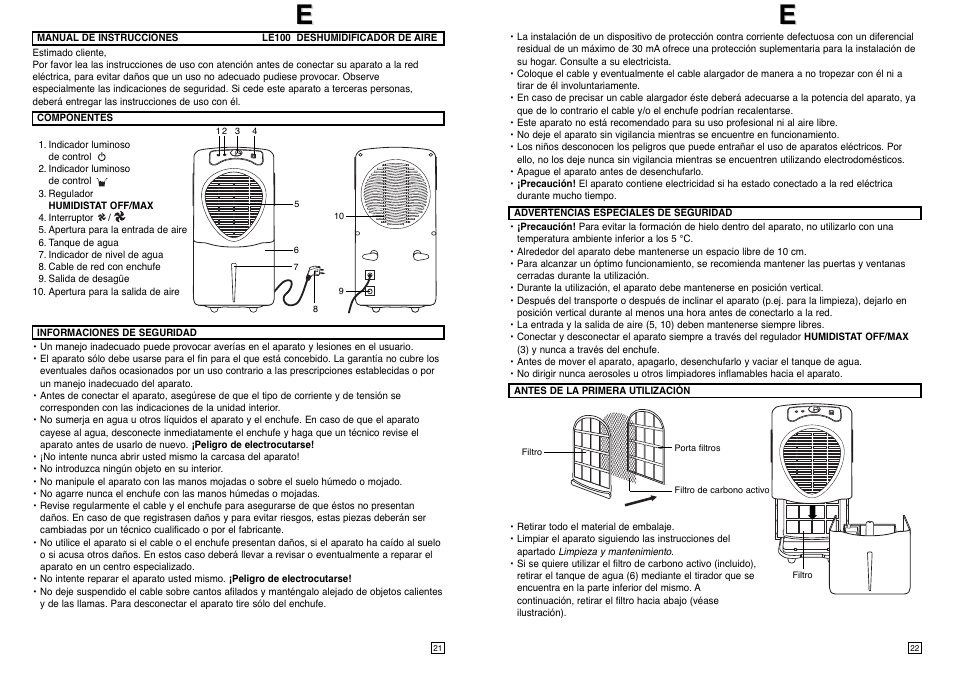 Elta LE100 User Manual | Page 12 / 19