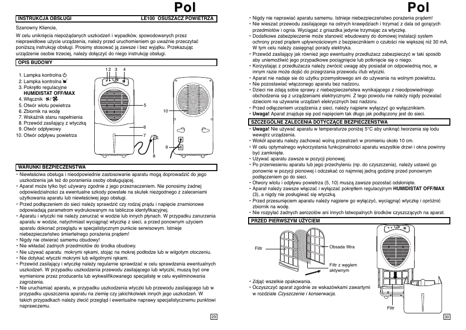 Elta LE100 User Manual | Page 16 / 19