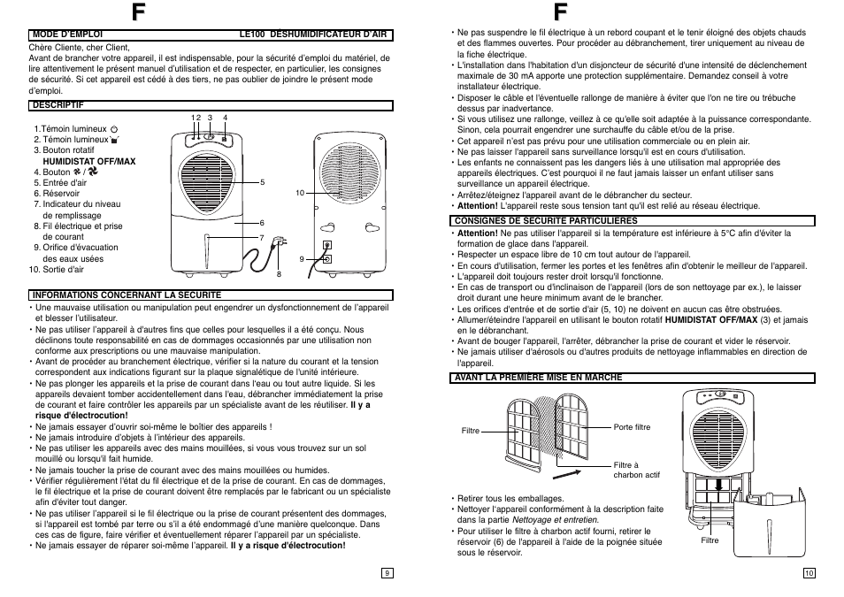 Elta LE100 User Manual | Page 6 / 19