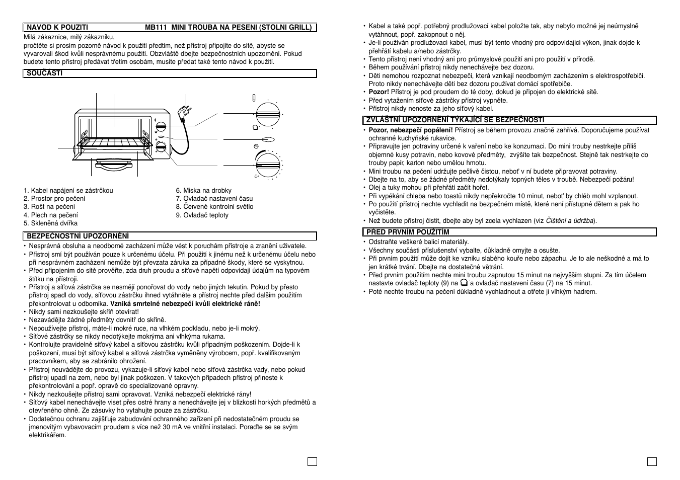 Elta MB111 User Manual | Page 20 / 23