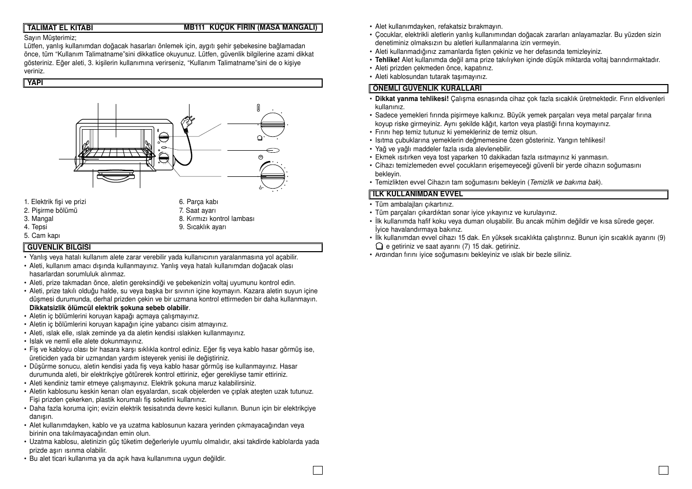 Elta MB111 User Manual | Page 22 / 23