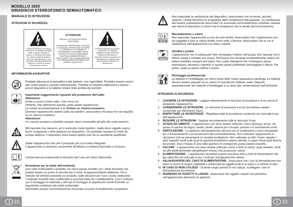 2955 im p22,23_i.pdf | Elta 2955 User Manual | Page 12 / 36