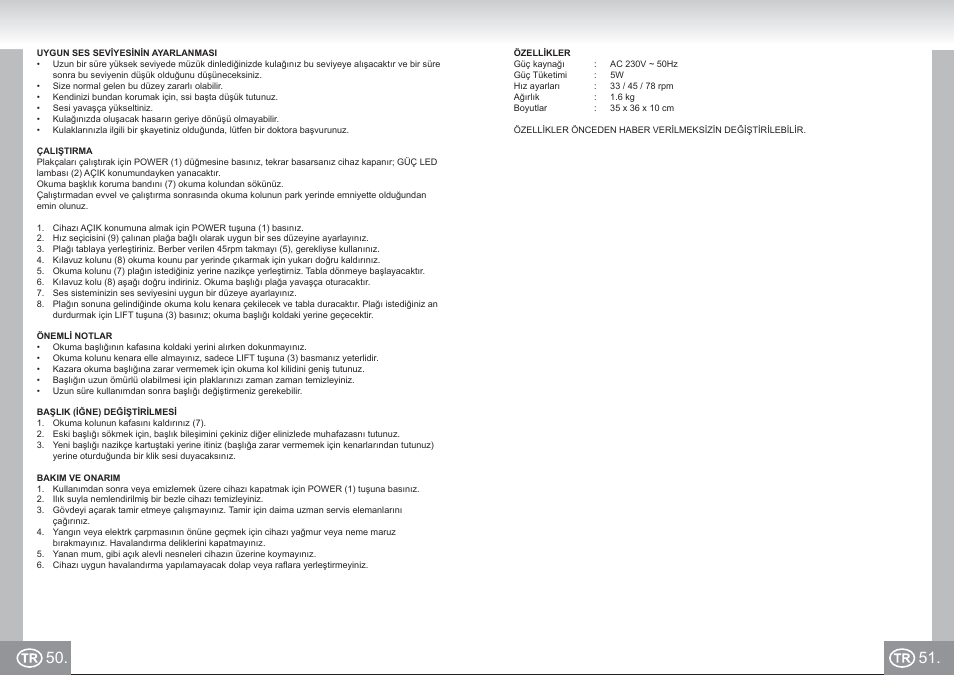 2955 im p50,51_tr.pdf | Elta 2955 User Manual | Page 26 / 36