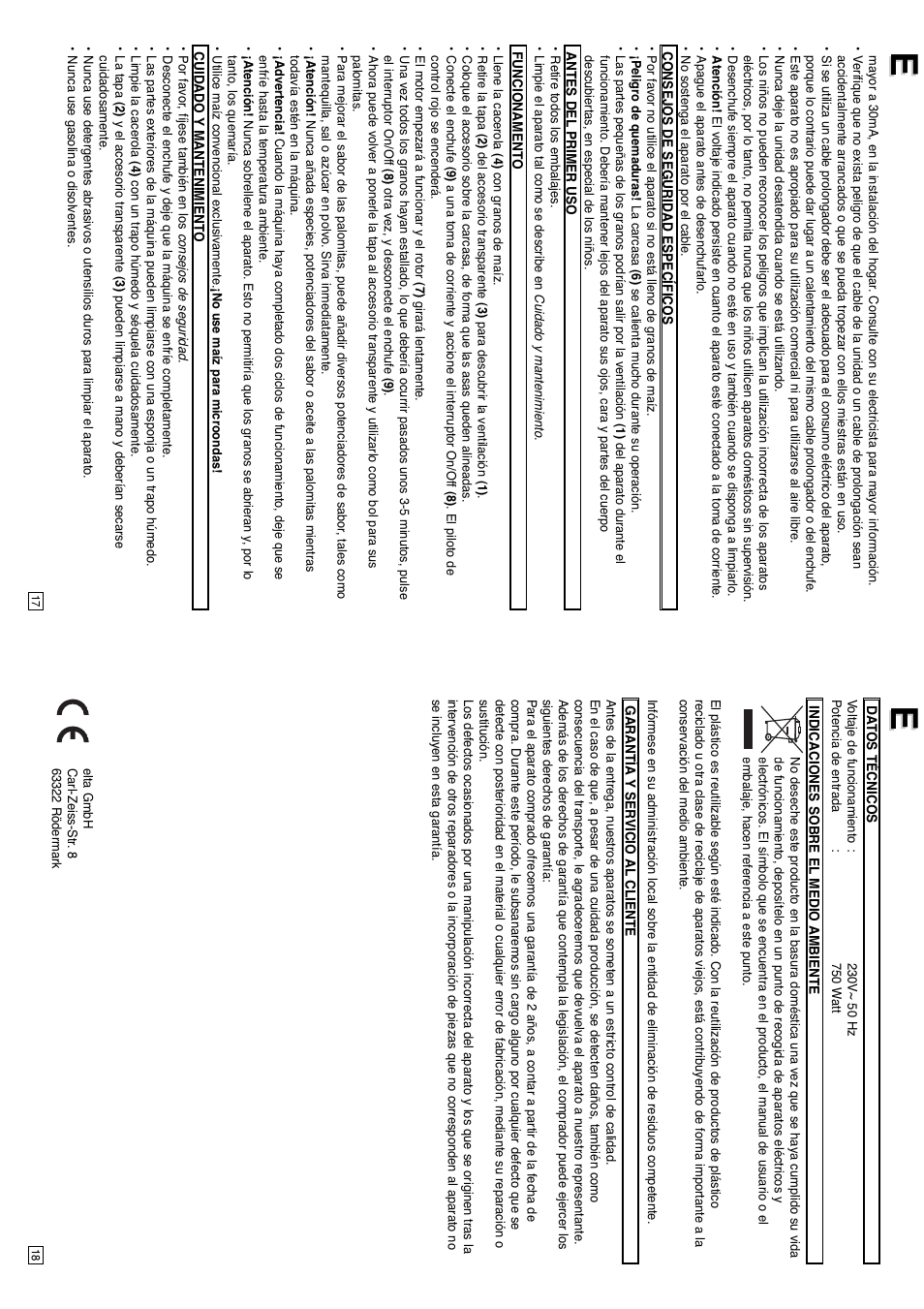 Elta PC120 User Manual | Page 10 / 16