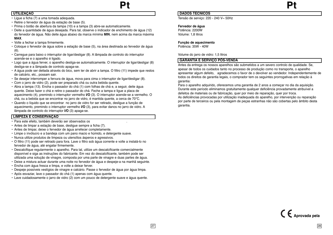 Elta TT100 User Manual | Page 15 / 23