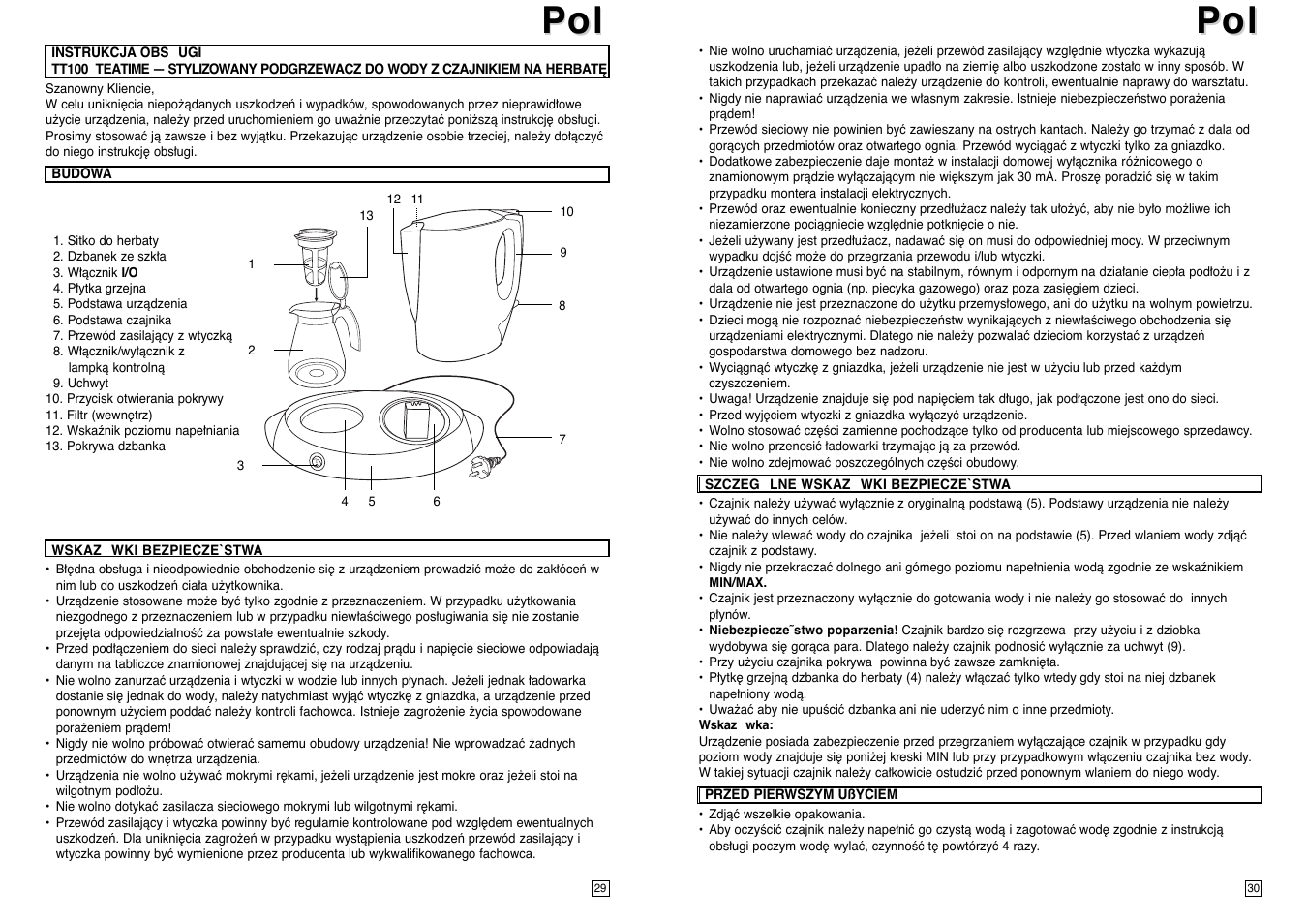 Elta TT100 User Manual | Page 16 / 23