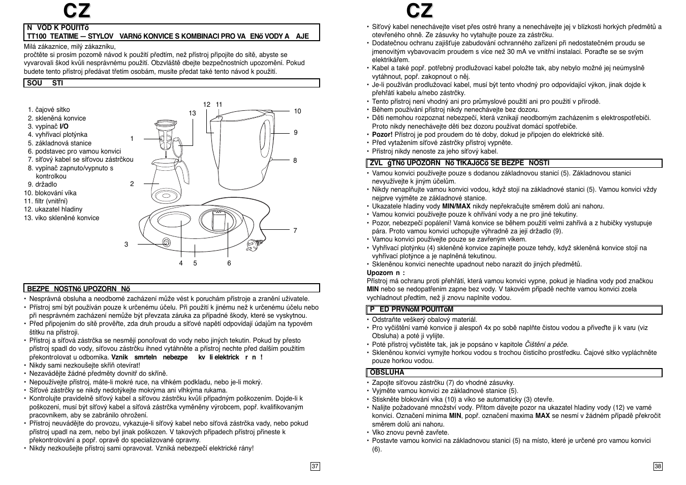 Elta TT100 User Manual | Page 20 / 23