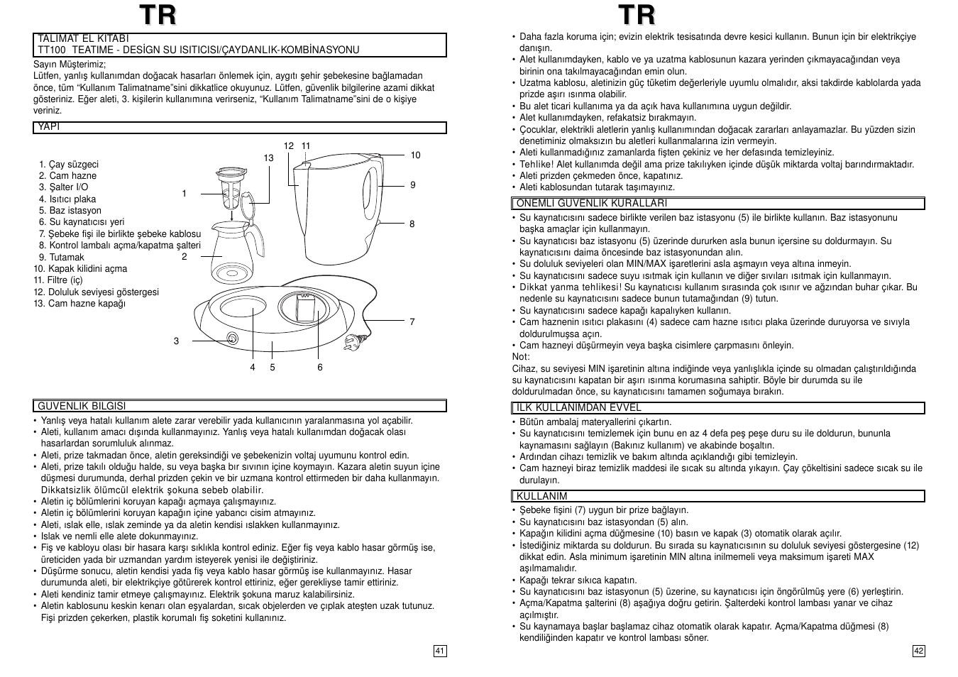 Elta TT100 User Manual | Page 22 / 23