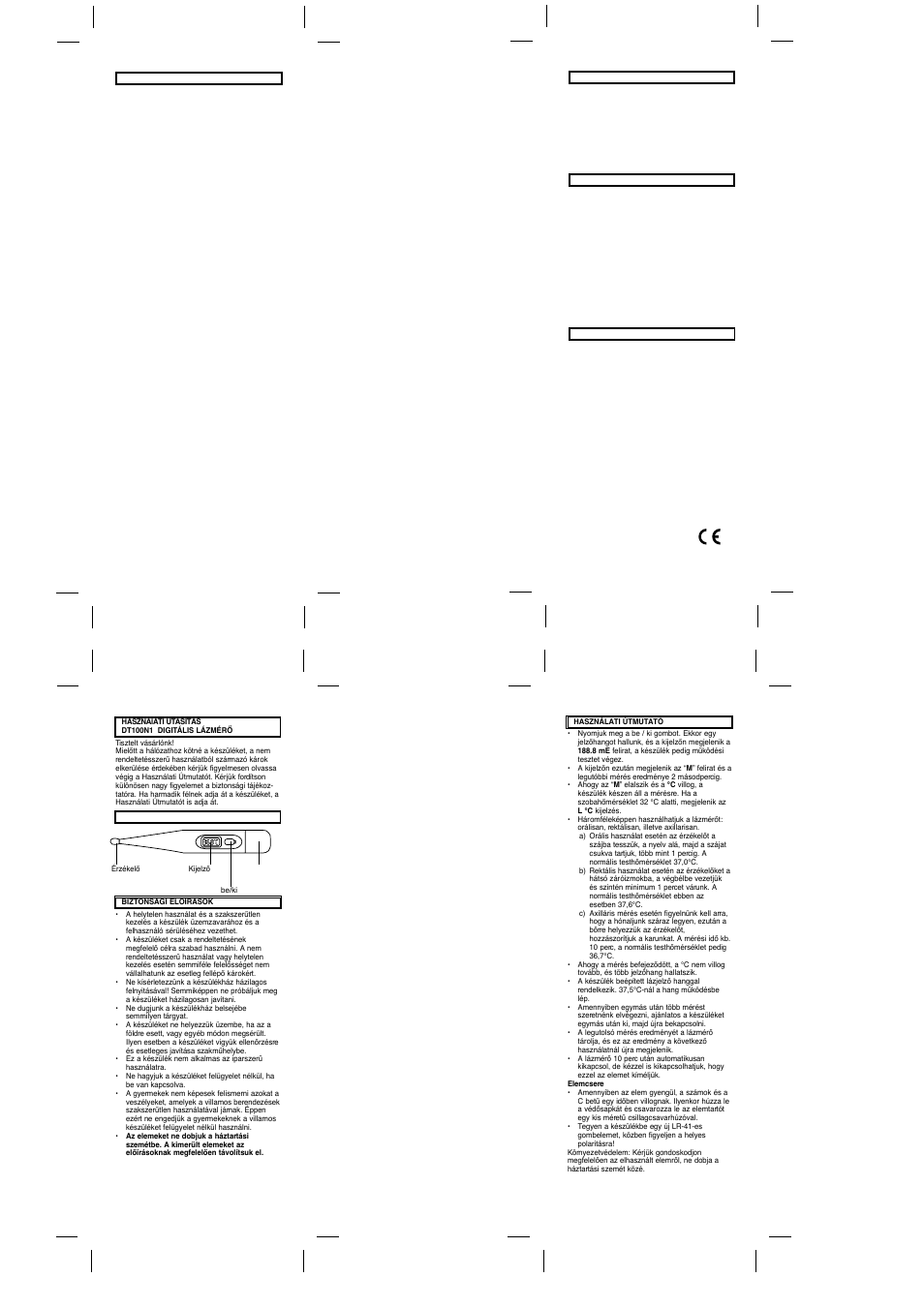 Elta DT100N1 User Manual | Page 3 / 7