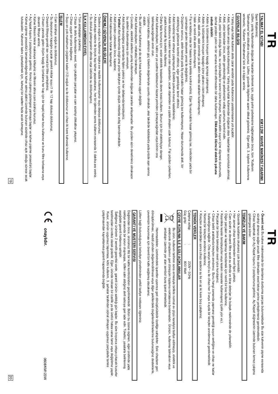 Elta KM123W User Manual | Page 11 / 11