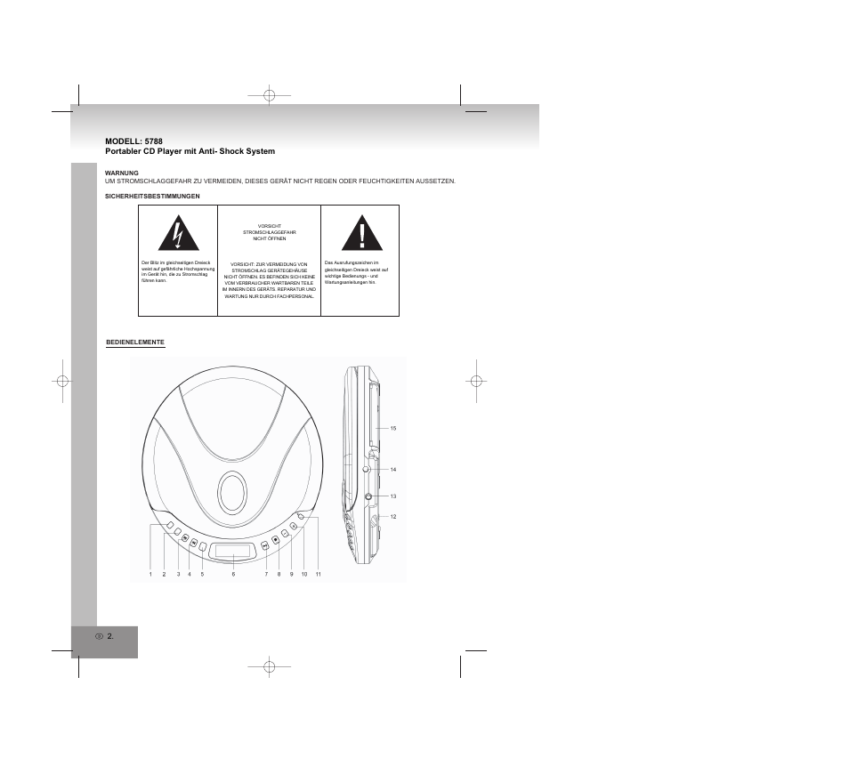 Elta 5788 User Manual | Page 2 / 57