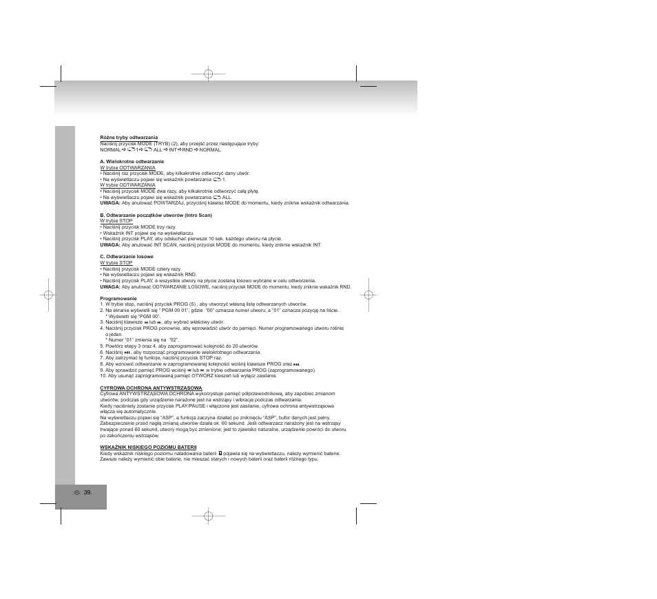 Elta 5788 User Manual | Page 39 / 57
