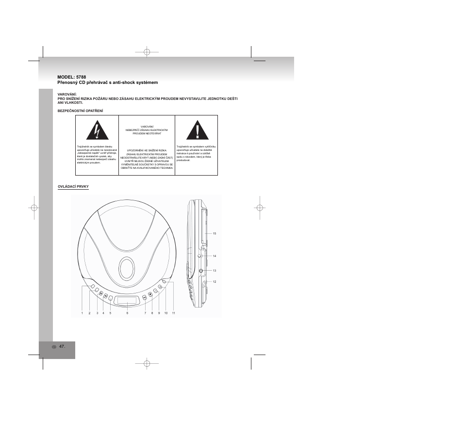 Elta 5788 User Manual | Page 47 / 57