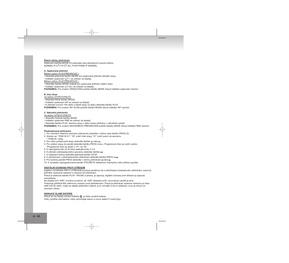 Elta 5788 User Manual | Page 49 / 57