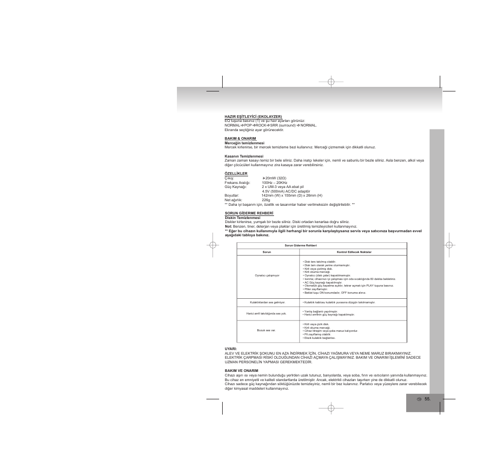 Elta 5788 User Manual | Page 55 / 57