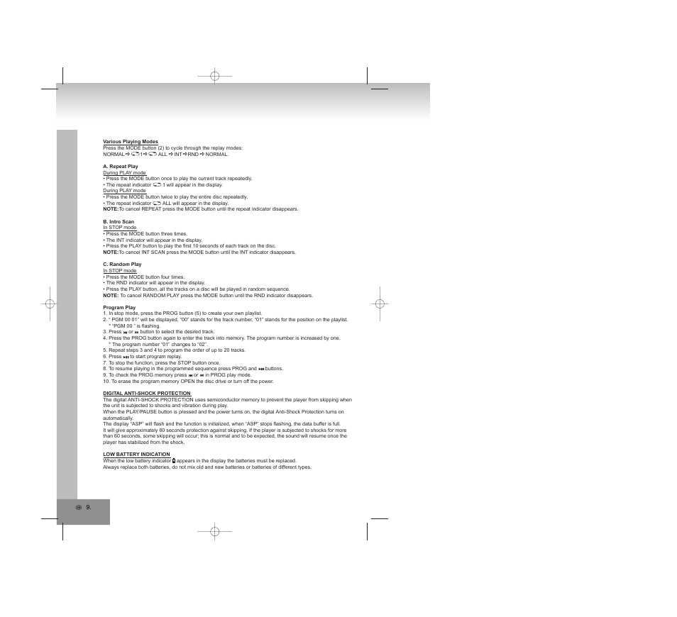 Elta 5788 User Manual | Page 9 / 57