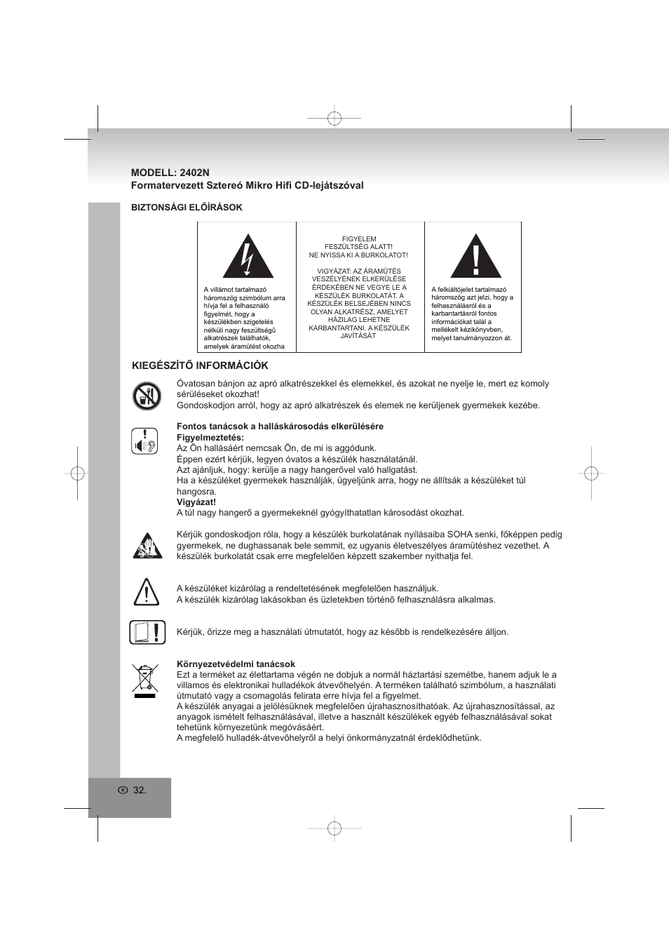 Elta 2402N User Manual | Page 32 / 142