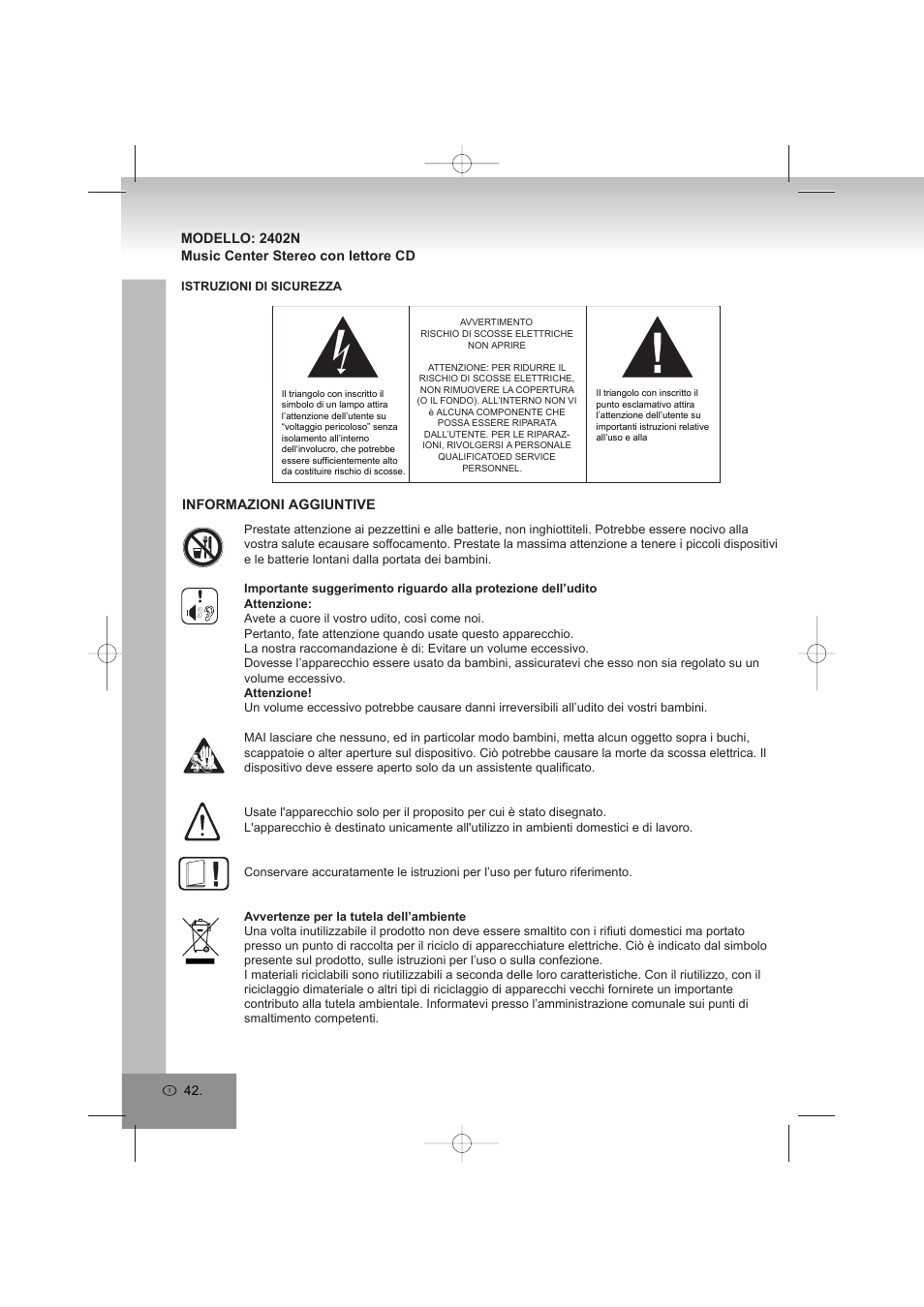 Elta 2402N User Manual | Page 42 / 142