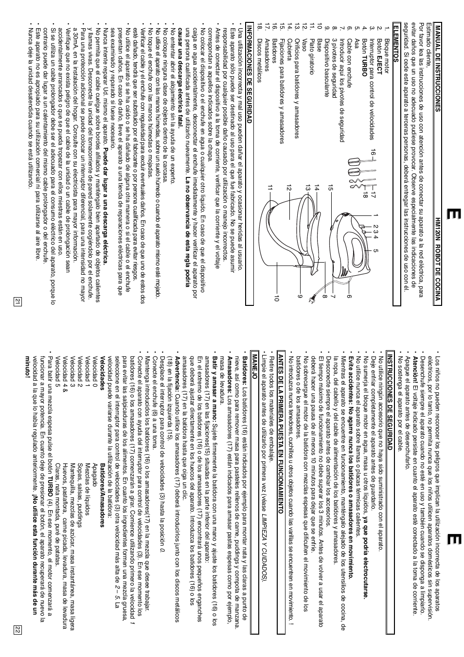 Elta HM120N User Manual | Page 12 / 29