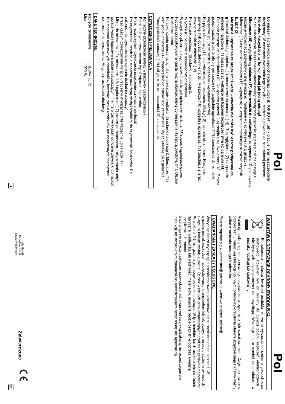 Elta HM120N User Manual | Page 17 / 29