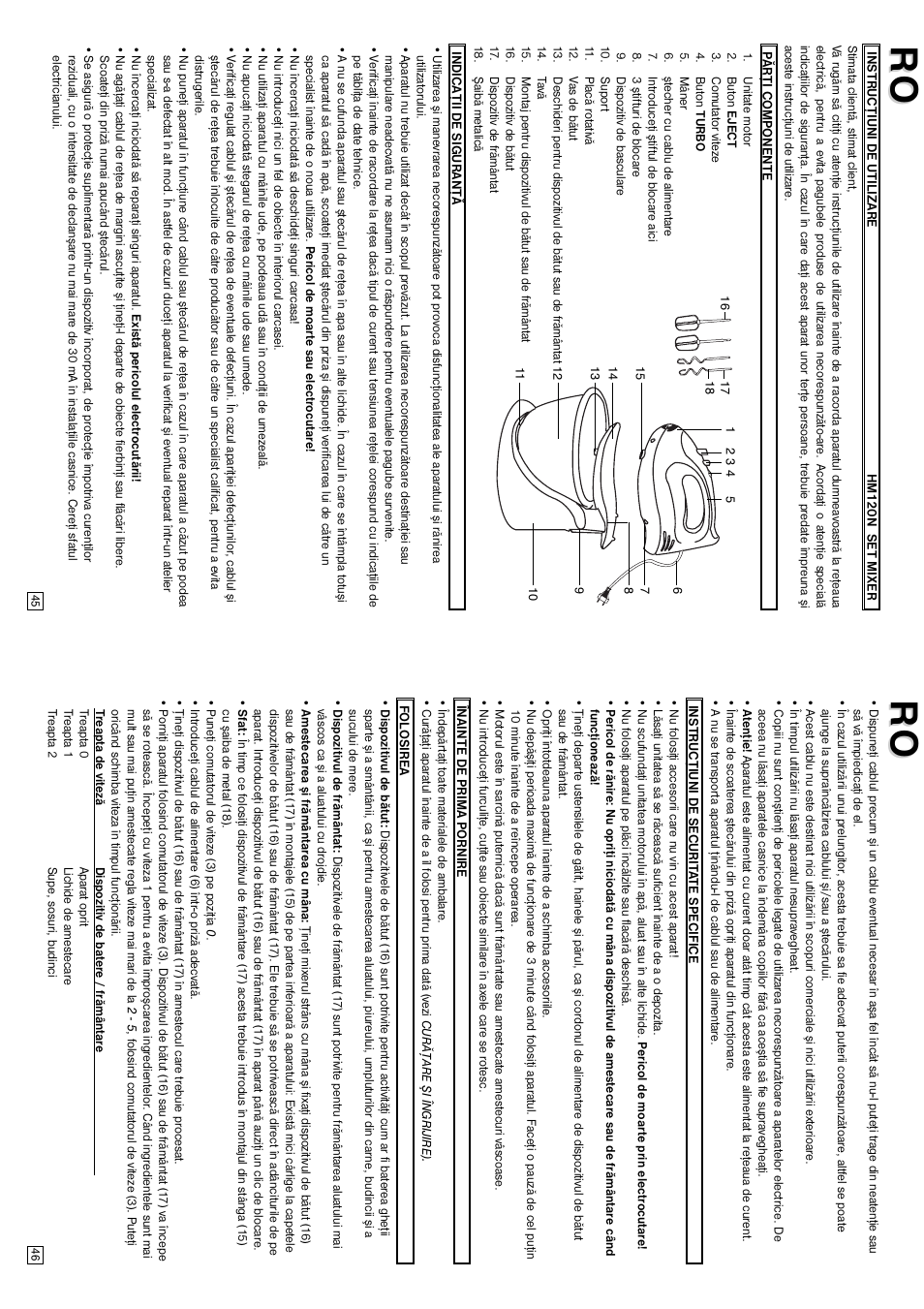 Elta HM120N User Manual | Page 24 / 29