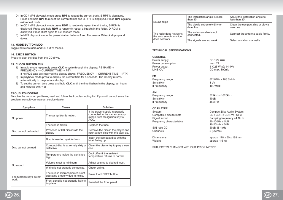 7537n1 im p026,27_gb.pdf | Elta 7537N1 User Manual | Page 14 / 95