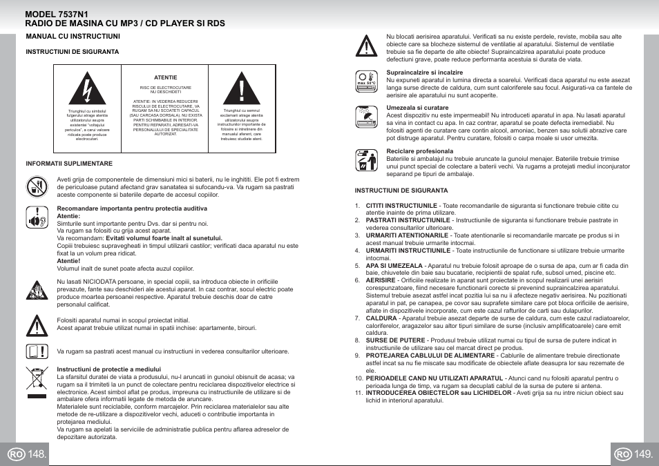 7537n1 im p148,149_ro.pdf | Elta 7537N1 User Manual | Page 75 / 95