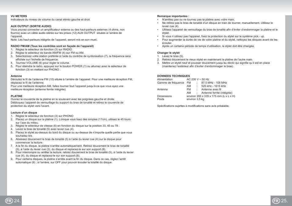Elta 2957 im p024,25_fr.pdf | Elta 2957 User Manual | Page 13 / 57