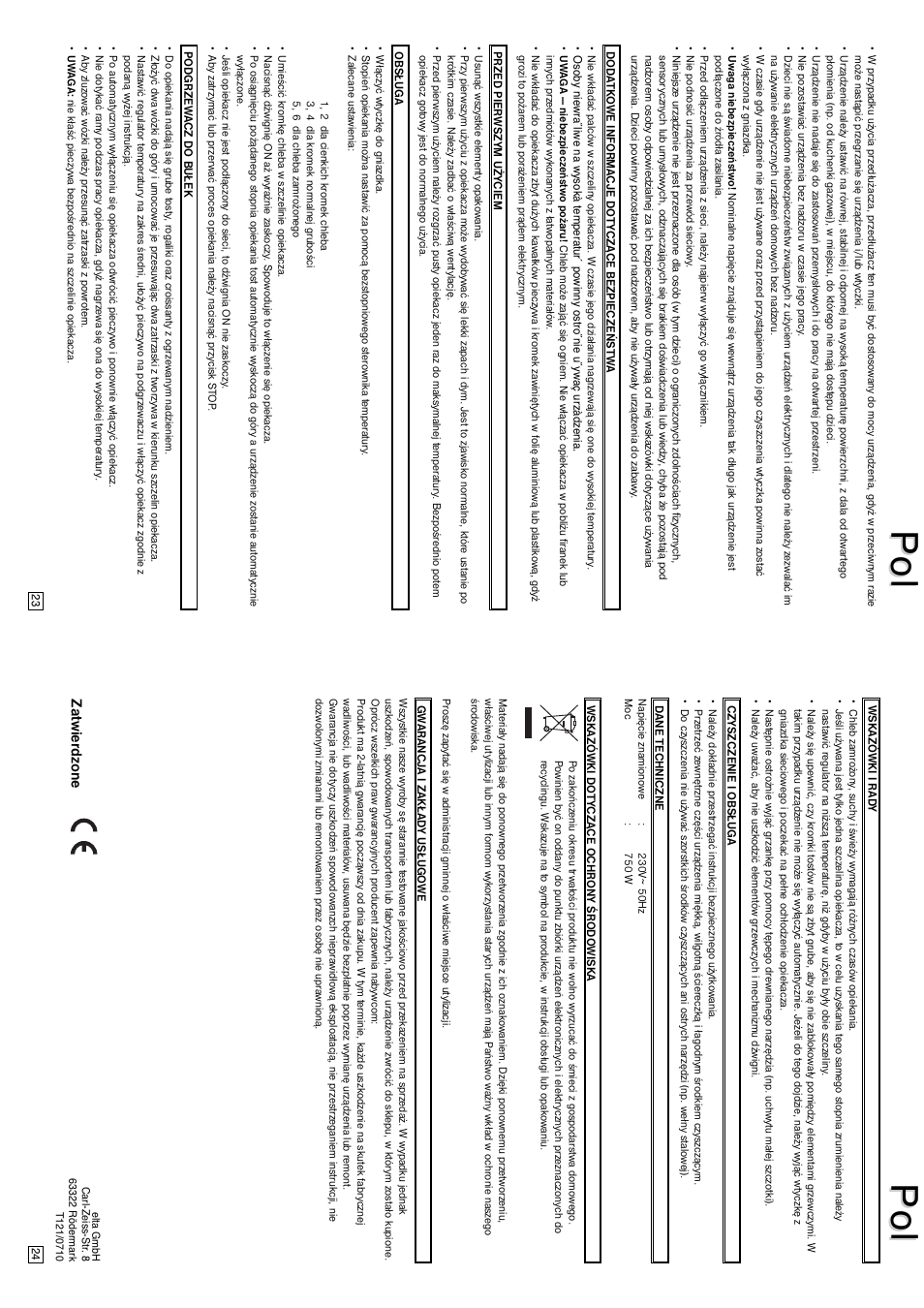 Zatwierdz one | Elta IM-T121 User Manual | Page 13 / 22