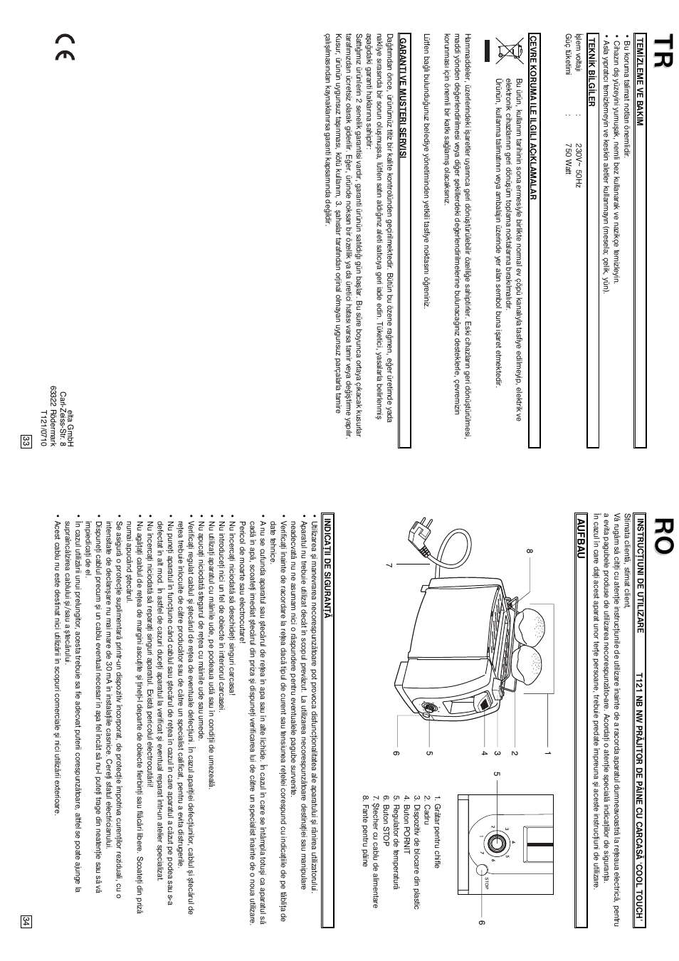 Elta IM-T121 User Manual | Page 18 / 22