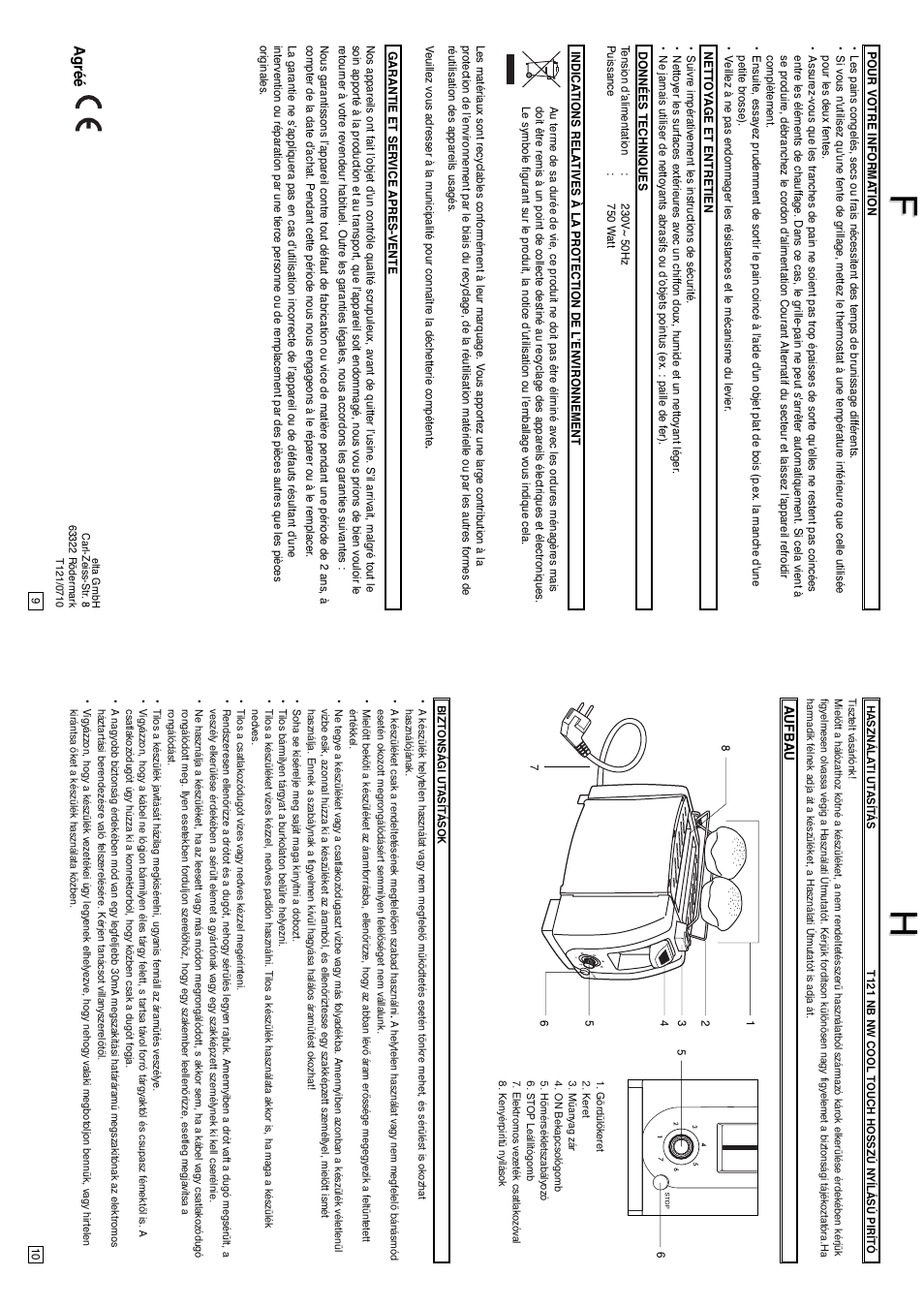 Agréé | Elta IM-T121 User Manual | Page 6 / 22