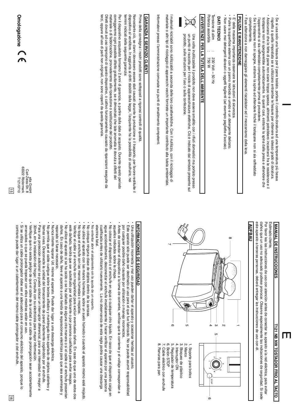 Elta IM-T121 User Manual | Page 9 / 22