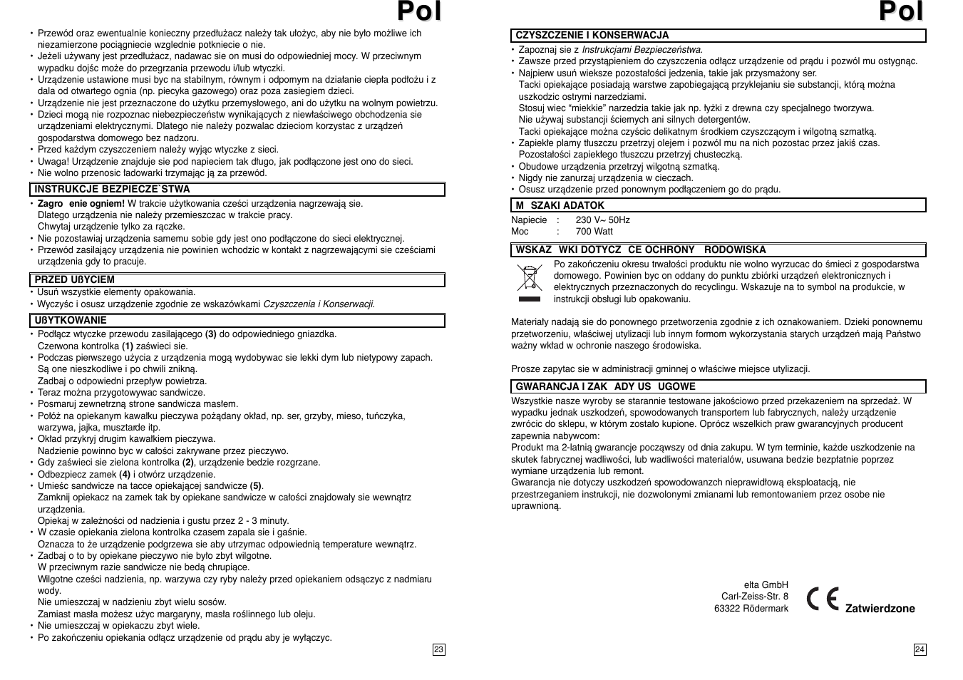 Elta ST104N User Manual | Page 13 / 18