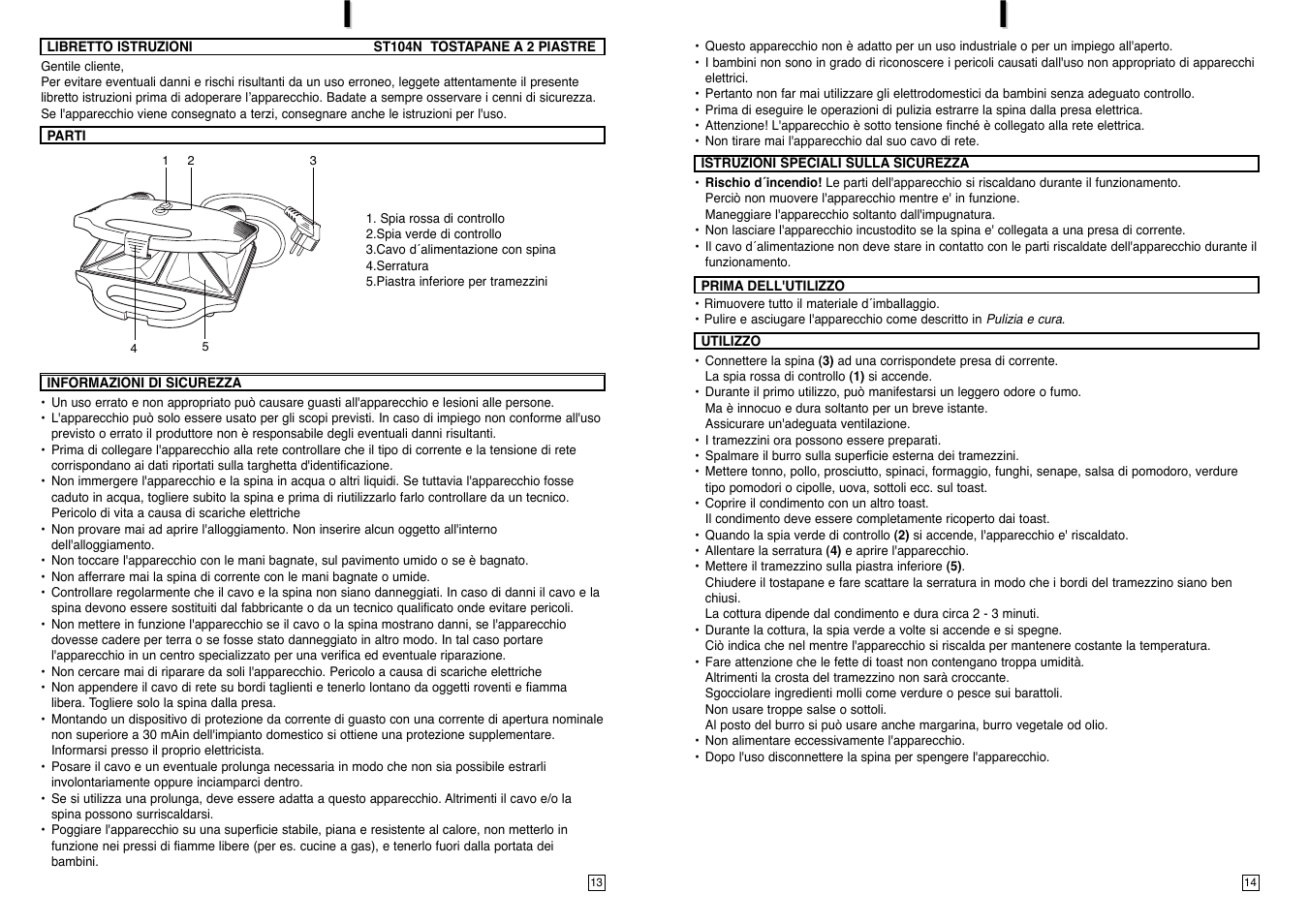 Elta ST104N User Manual | Page 8 / 18