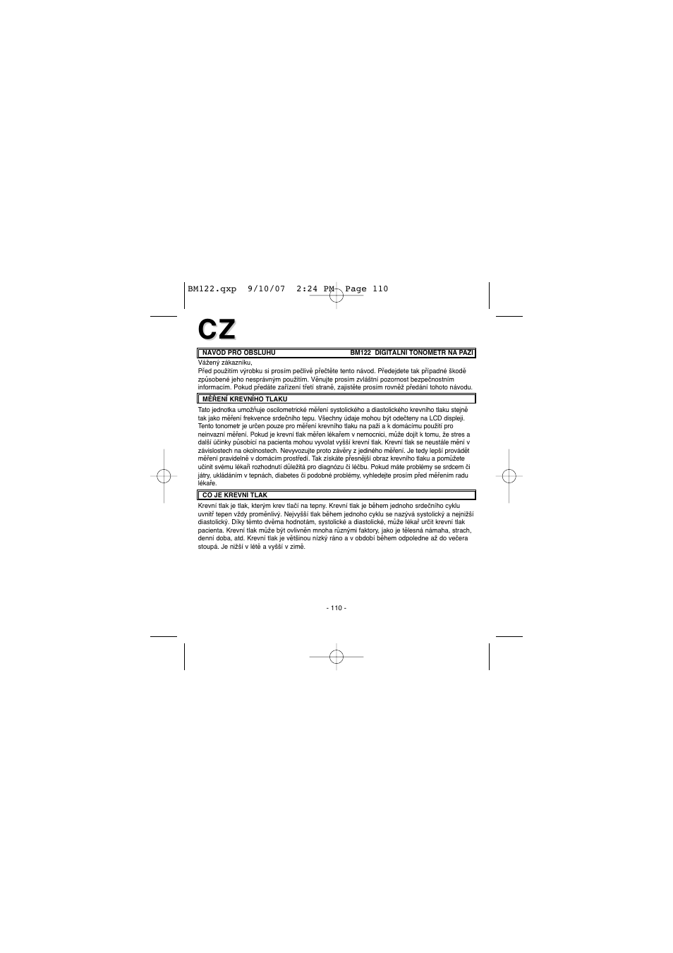 Elta BM122 User Manual | Page 110 / 181