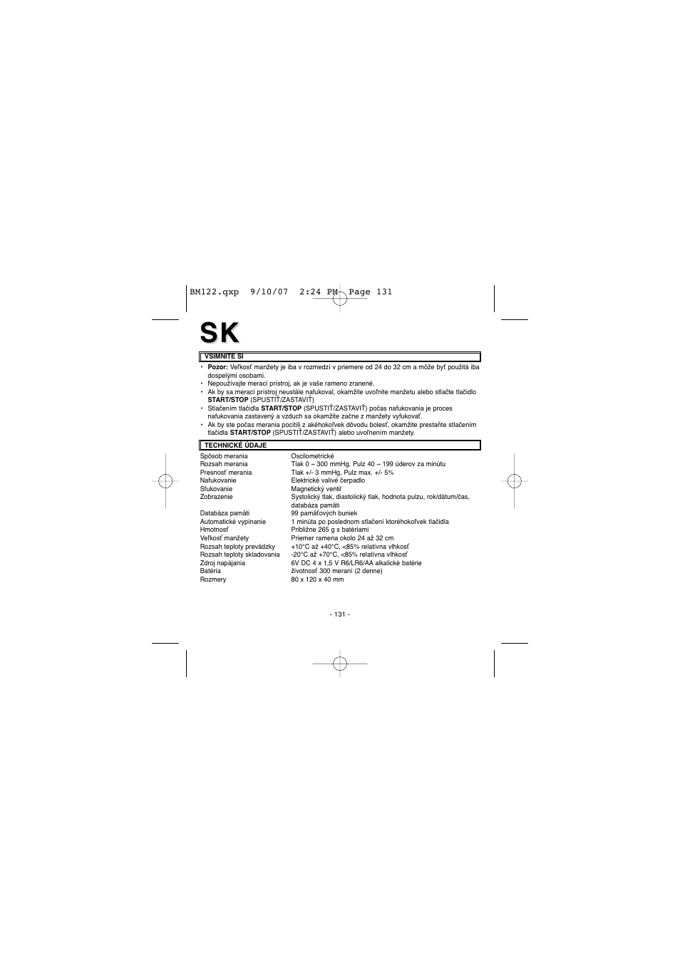 Elta BM122 User Manual | Page 131 / 181